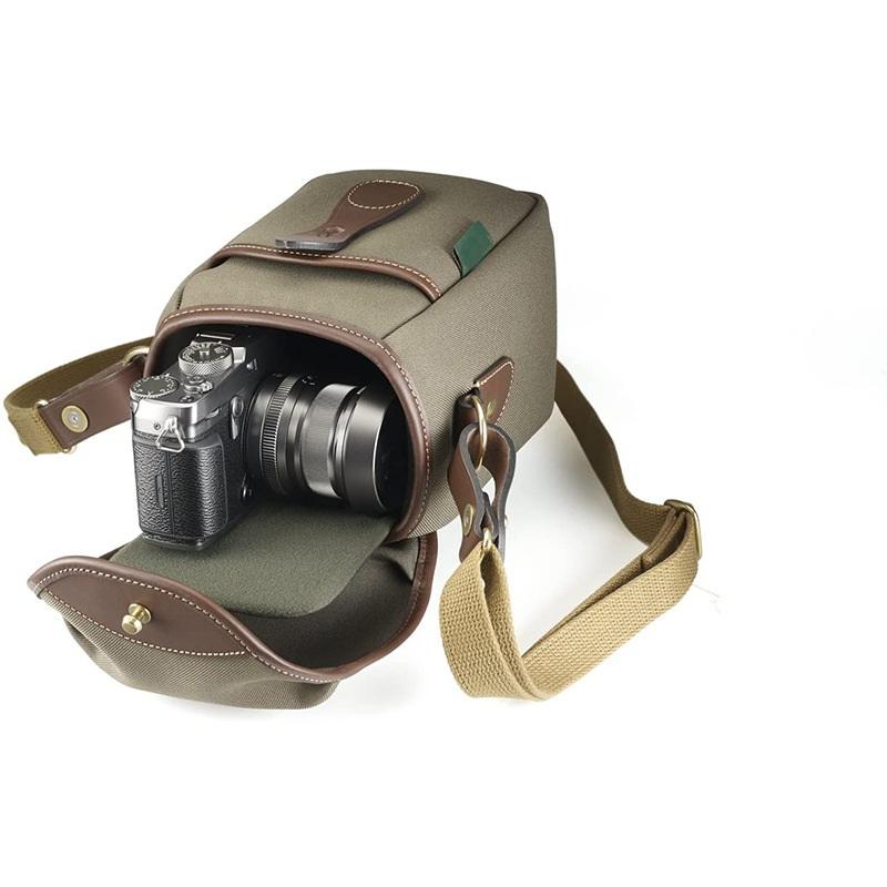 Vintage-Design der tragbaren wasserdichten Kameratasche DSLR-Rückseiten-Zubehörtaschen für Outdoor-Reisefotografie